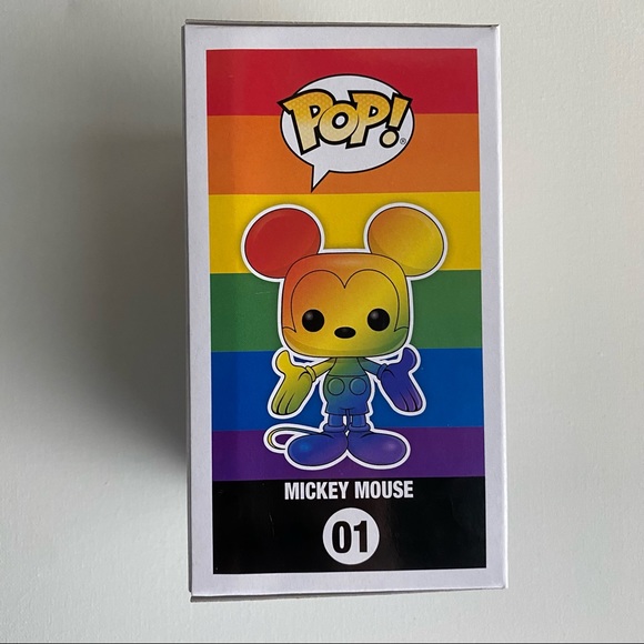 SOLD Rainbow Mickey Mouse Funko Pop! Disney 01 - Picture 2 of 7